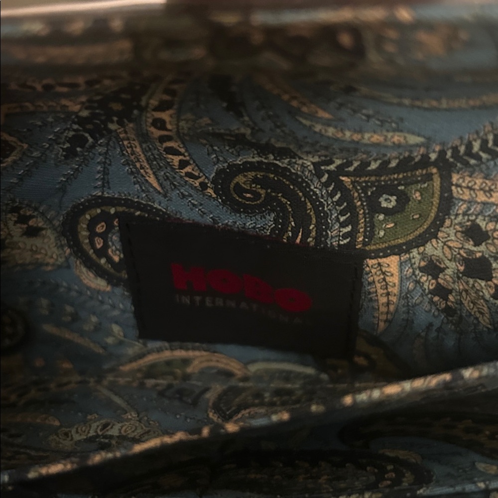 HOBO Lauren Double-Frame Clutch Wallet in Black Vintage Leather - Picture 8 of 13